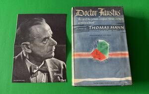 Doctor Faustus HC Book Thomas Mann German Society Morals Music DJ Vintage 1948